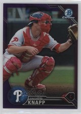 2016 Bowman Chrome Prospects Purple Refractor 192/250 Andrew Knapp #BCP129 0c2
