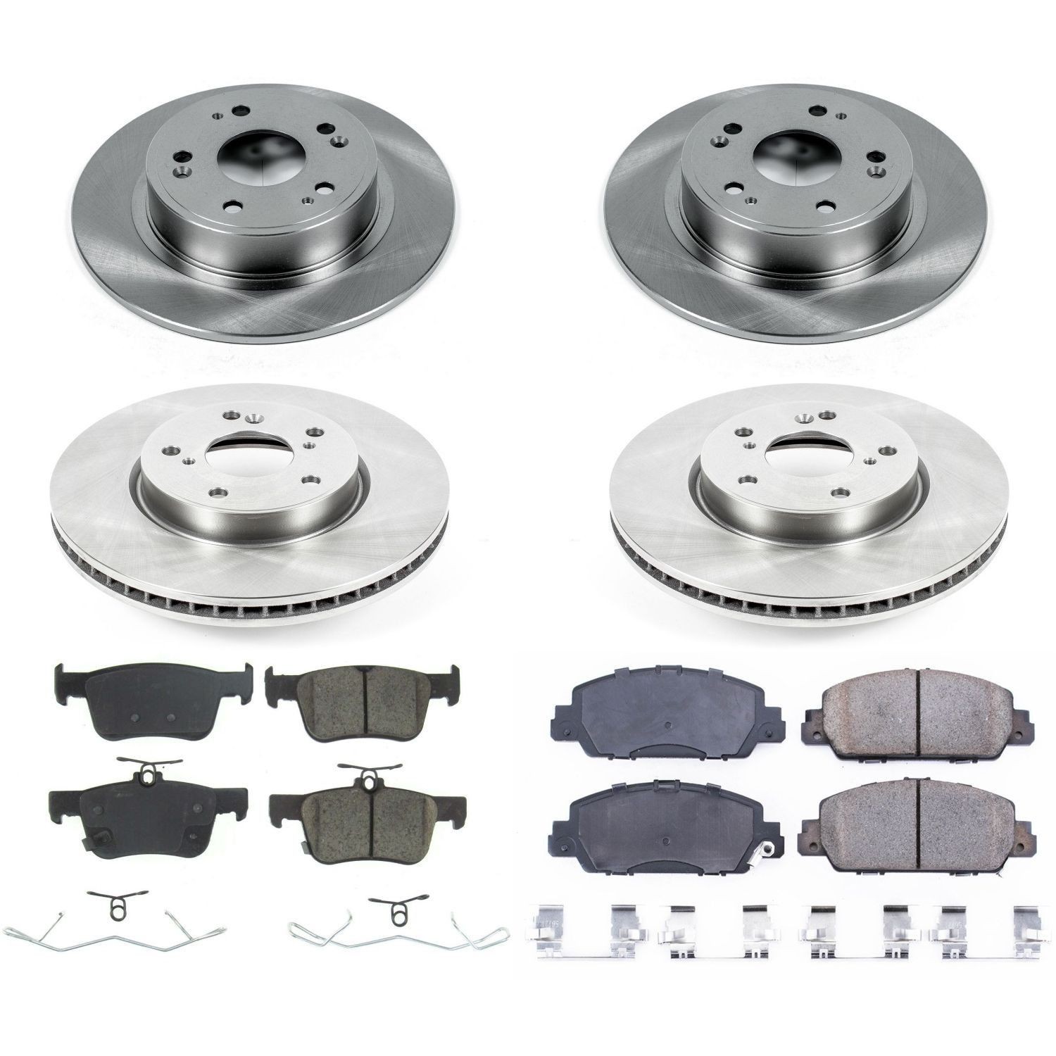 PowerStop KOE8066 Disc Brake Kit For 18-22 Honda Accord