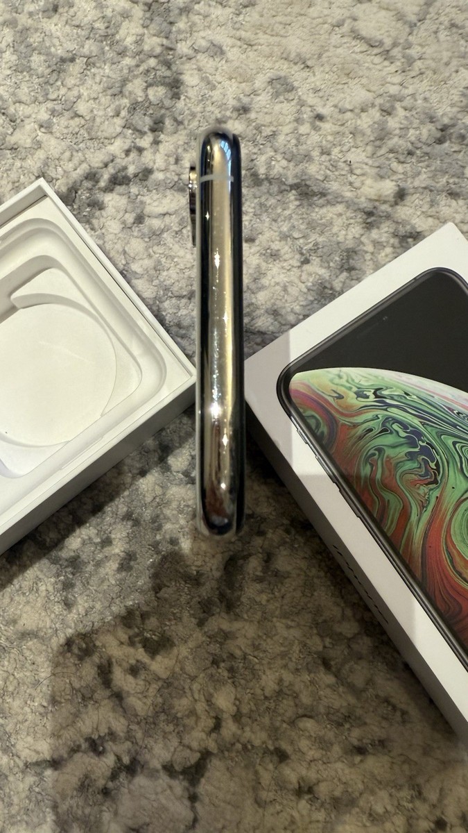 Apple iPhone XS Max - 512GB - Silver (Unlocked) A2101 (GSM) for