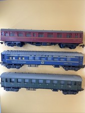 HO Gauge Lilliput & Jouef Carriages (wagons Lits..) x3 Need TLC