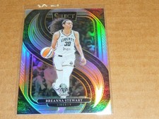2025 Panini Select WNBA PREMIER LEVEL SILVER PRIZM BREANNA STEWART LIBERTY #163