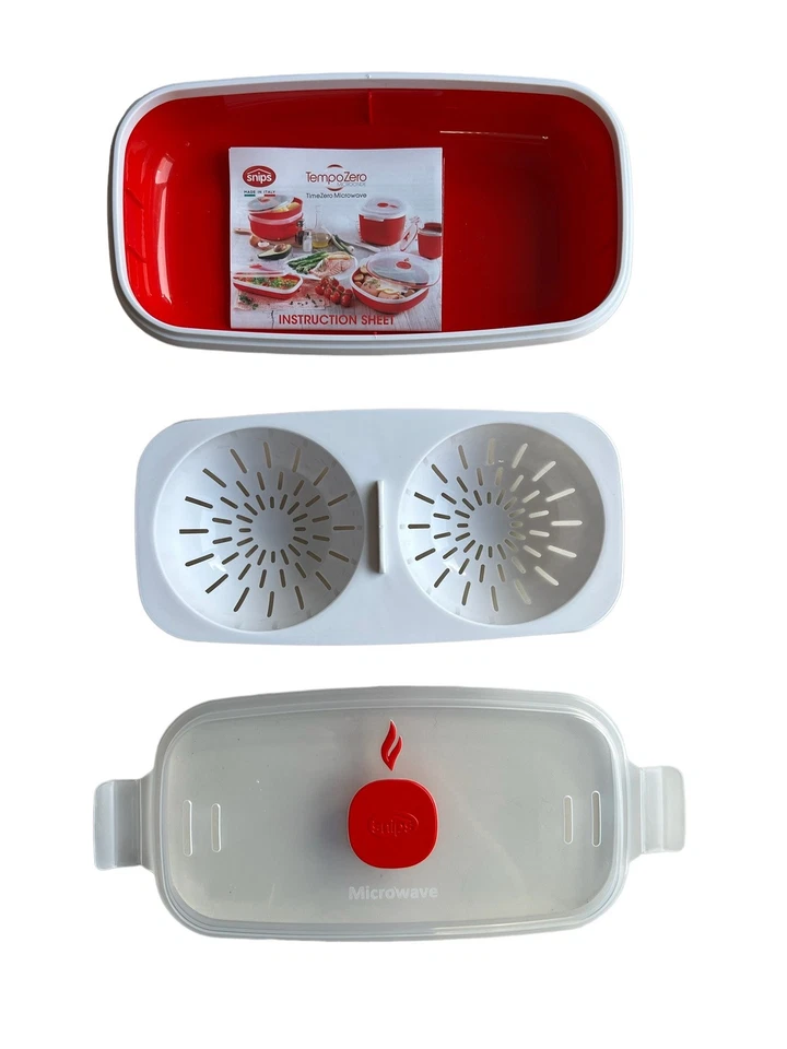 Snips TempoZero Mikrowellen Eierkocher rot für z. B. Omelette und pochierte Eier - Bild 2 von 3