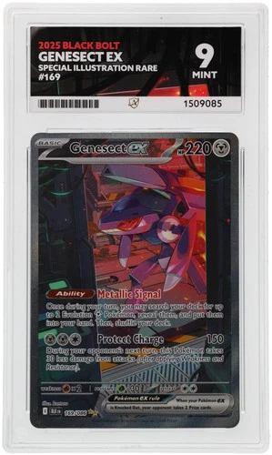 ACE 9 Genesect EX 169/086 Black Bolt Mint Pokemon