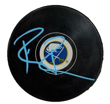 Rob Ray Signed Autographed Buffalo Sabres Logo Puck