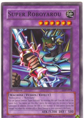 Super Roboyarou - LOD-074 - Common - 1st Edition - Damaged