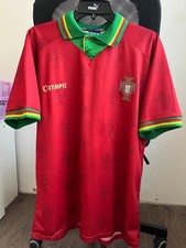 PORTUGAL HOME 1995 - 1996 SOCCER JERSEY FOOTBALL SHIRT OLYMPIC sz XL