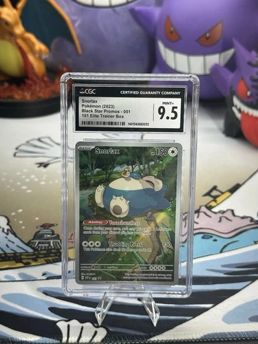 Snorlax 051 Sv: Scarlet & Violet Promo Cards Holo CGC 9.5