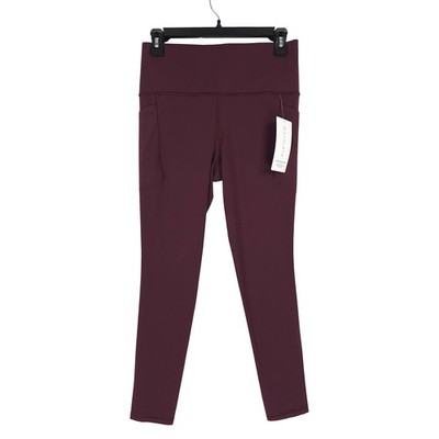 Athleta Salutation Stash Pocket II High Rise Tight Medium Purple Spiced Cabernet