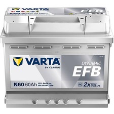 VARTA 560500064K262 Dynamic EFB N60 Batteria 12V 60Ah 640A B13 per VW TIGUAN