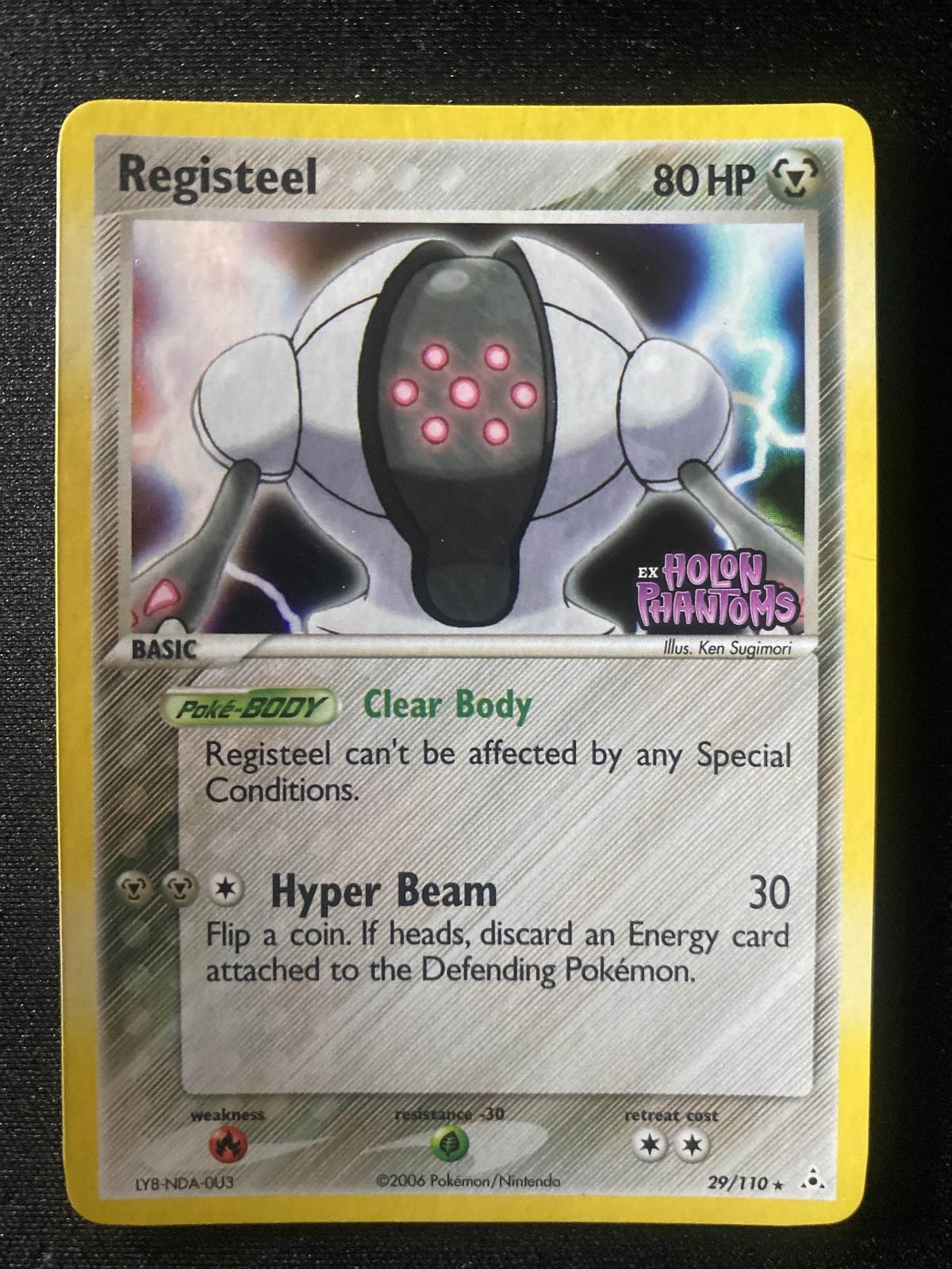 Registeel 29/110 R Pokemon Holon Phantoms Reverse Holo LP