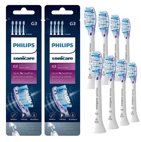 Paquete de 4/8 cepillos de dientes Philips Sonicare G3 negro/blanco baratos oferta diaria eBay - Imagen 24 de 34