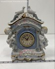 Vintage White Ceramic Mantel Clock — photo 1