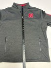 University Of Nebraska Full Zip Jacket Colosseum Adult X-Large Grey — photo 9