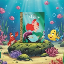 Disney  s The Little Mermaid  Vintage 1989 Little Golden Book  First Edition