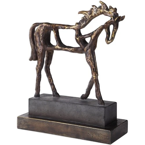 Uttermost 17514 Titan Horse 20 X 14 inch Sculpture - Picture 2 of 5