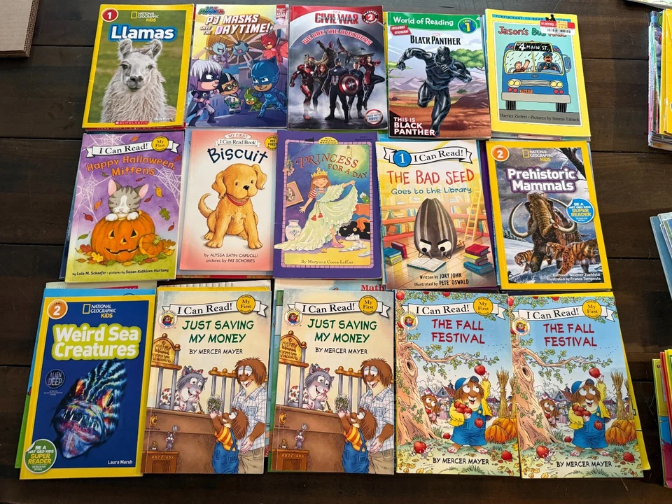 Huge Lot 60 Readers Level Easy 1 2 3 Kids Books Early Easy Readers Mixed Lot (4) - Image 2 of 4