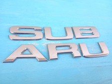 2003-2006 Subaru Baja Rear Liftgate Emblem Lettering Nameplate Set