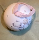 Precious Moments "Filled With Love" Hanging White/Pink Ball Ornament Boy & Girl — photo 2