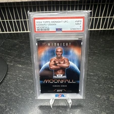 2024 Topps Midnight UFC Kamara Usman Case Hit PSA 9