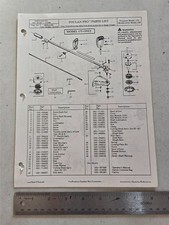 Poulan Gas Trimmer Parts List 530-067353, Models 175, 195, Jul 94