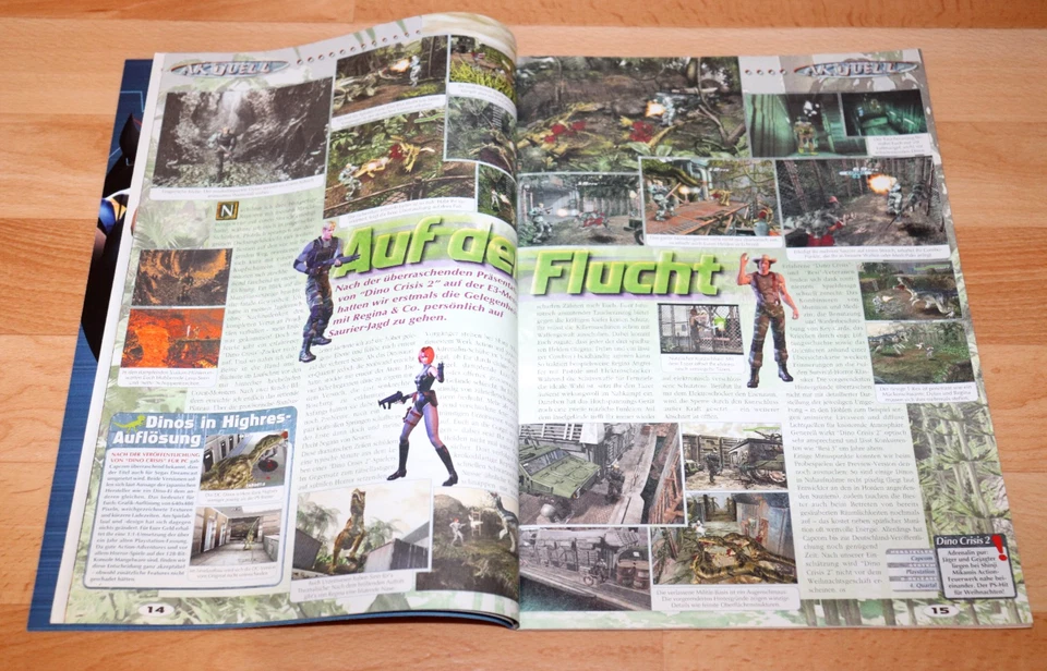 2000 Maniac Magazin Dino Crisis 2 Tomb Raider Chronicles Dead or Alive Turok - Bild 3 von 4