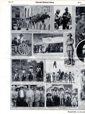 Momentbilder von der jüngsten Revolutionskämpfen in Mexiko (Garibaldi) von 1911