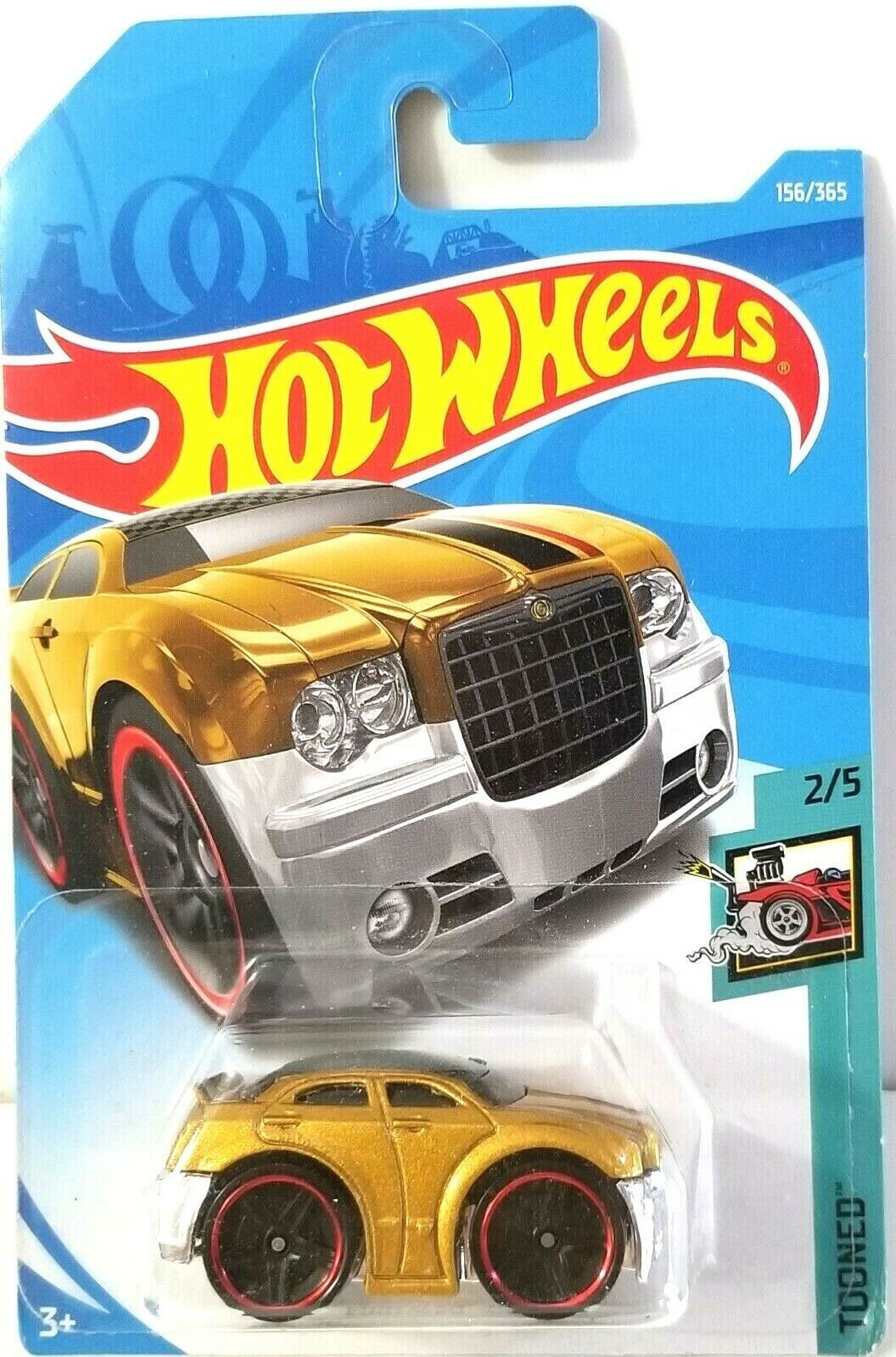 Hot Wheels Chrysler 300C Tooned Gold 2 of 5  156/365 1:64 Diecast