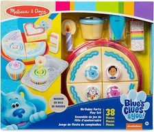 Melissa & Doug Blue's Clues & You! Wooden Birthday Party Play Set (38 Pieces)