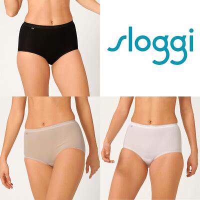Sloggi Basic+ Slips Soft Cotton Rich Maxi Slip Höschen Schlüpfer 1er, 2er oder 3er Pack