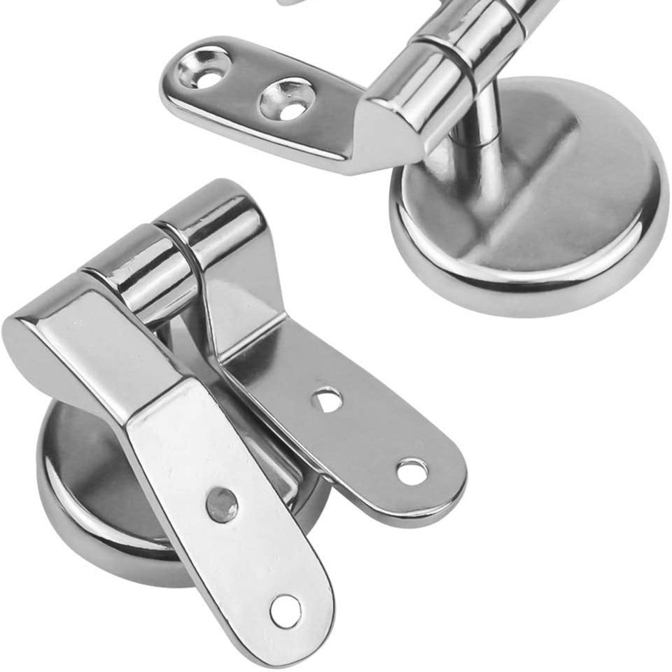 Toilet Seat Hinges Adjustable Replacement Hinges Tightening Toilet Lid