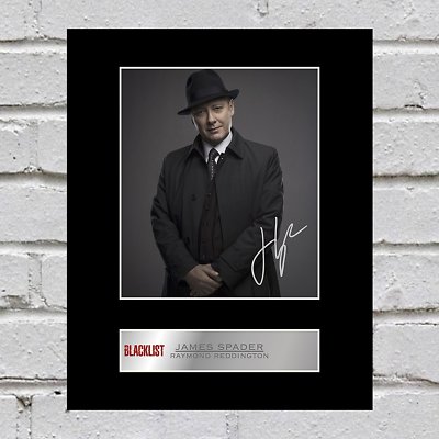 James Spader, Raymond Reddington signiertes montiertes Foto Display The Blacklist