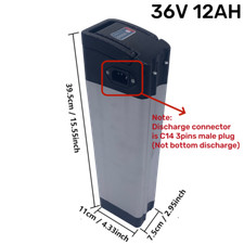36V 48V 12Ah EBIKE Battery Lithium Li-ion 30A BMS Electric Bicycle Vehicle Motor