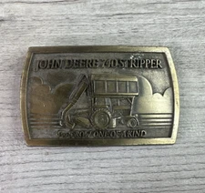 Vtg 1984 John Deere 740 Stripper 4 or 5 Row Belt Buckle by John Deere