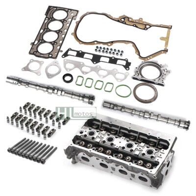 Cylinder Head Valves Camshafts Kit For VW Golf Polo Audi A1 CAVD BLG CTH 1.4 TSI