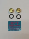 PAIR HOLLEY  BRASS FUEL LEVEL SIGHT PLUGS, AED  QFT CARBS