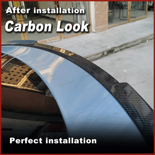 Alerón trasero Carbon Look adecuado para Tesla Model Y 2020-2024 alerón ala labio - Imagen 6 de 14