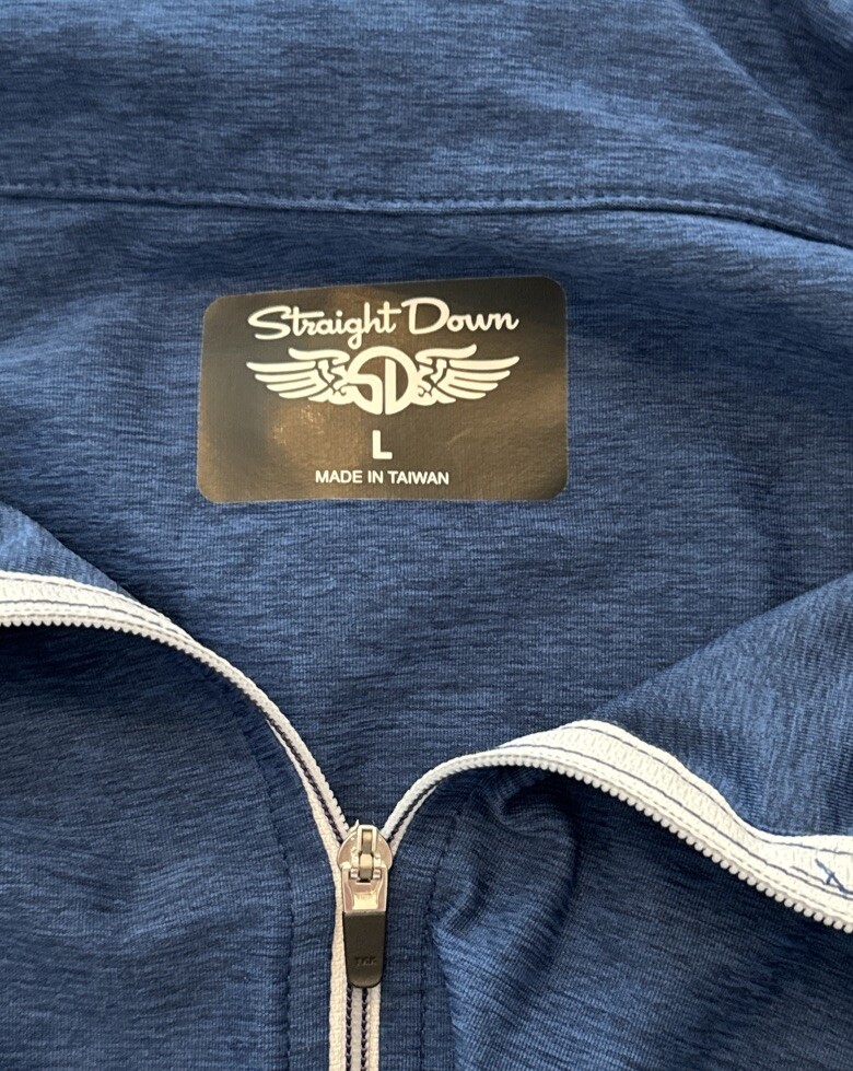 Straight Down LARGE Golf Pullover Lightweight Per… - image 9