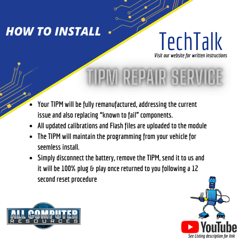 2011 Ram 1500 2500 TIPM Fuse Relay Box Repair Service 04692319 - Picture 5 of 5