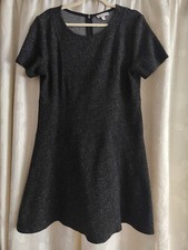 LILA ROSE HEAVY BLACK & WHITE SPECKLE FORMAL DRESS - SIZE XL OR 16