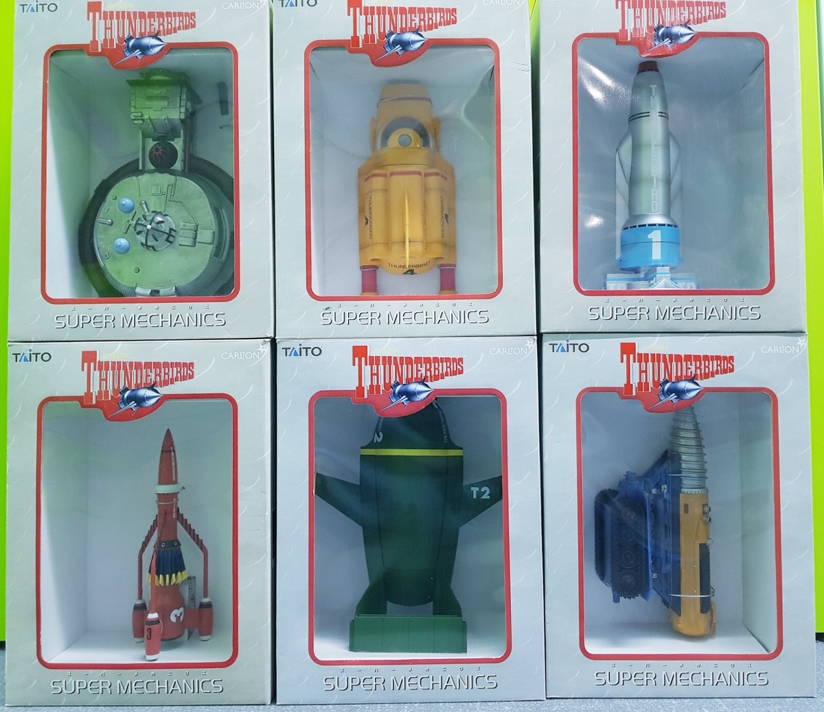 Taito Thunderbirds Super Mechanics Model Vehicle Choice Rare