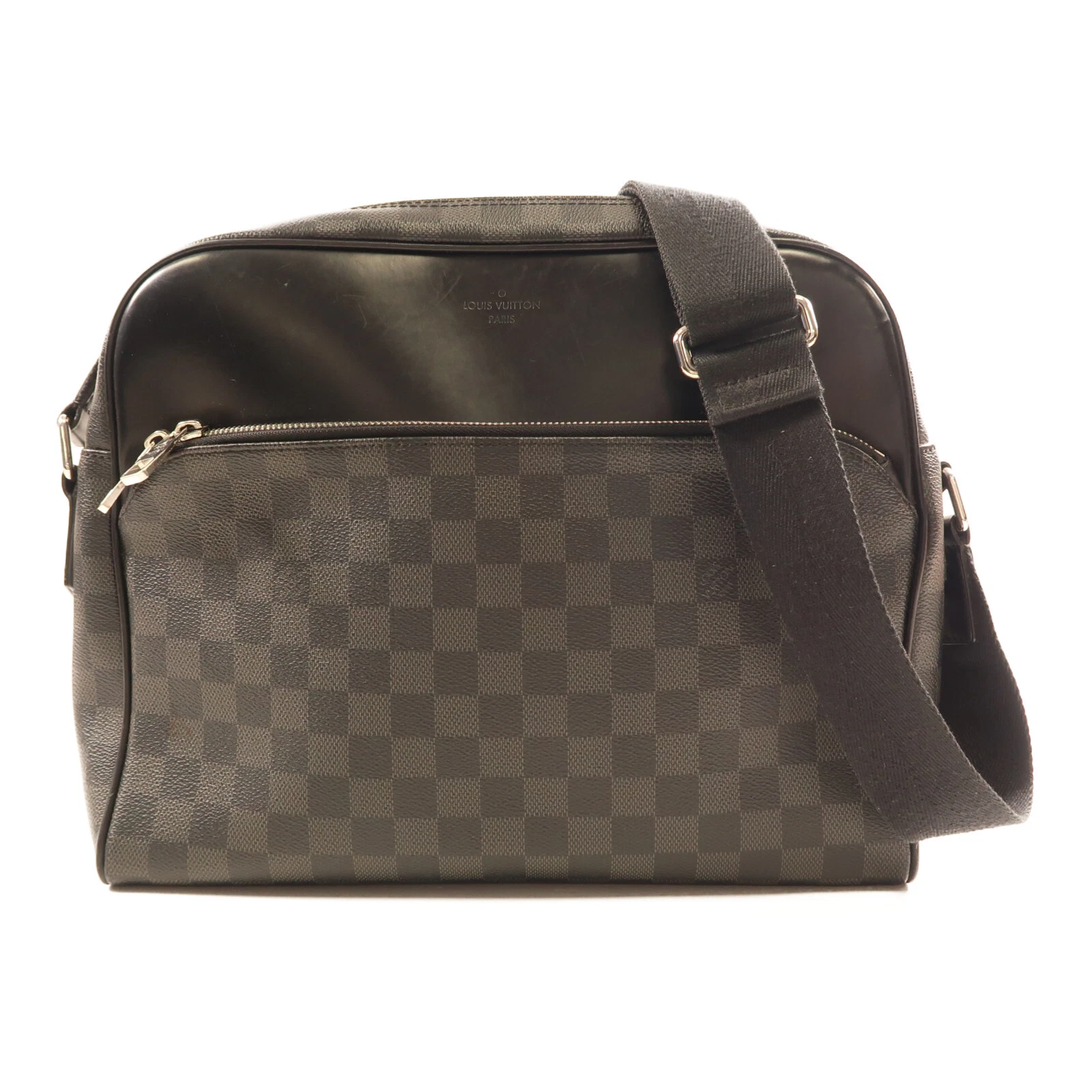 LOUIS VUITTON（LV） Borsa a tracolla Louis Vuitton LV SHW Dayton MM N41409 Damier nero grafite