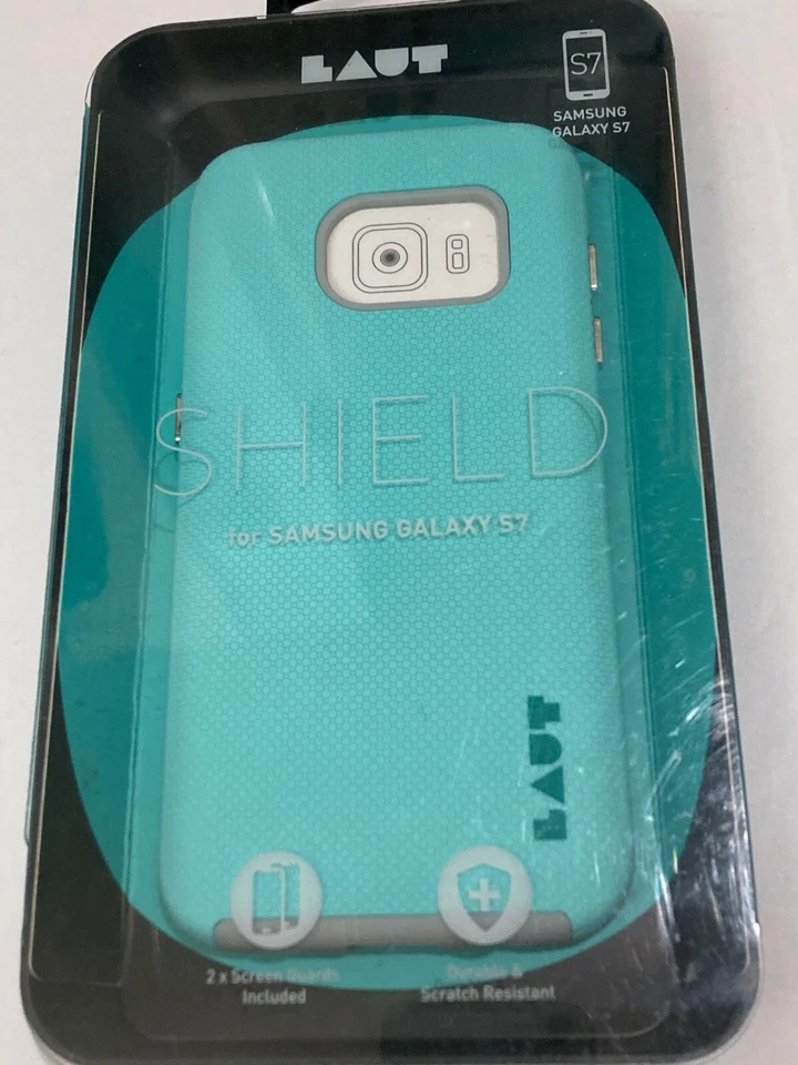 LAUT Samsung Galaxy S7 Protector Teléfono Aqua Foto 4 de 4