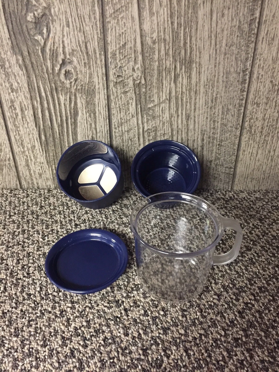 Tupperware Individual Coffee Tea Maker With Sugar creamer Set eBay