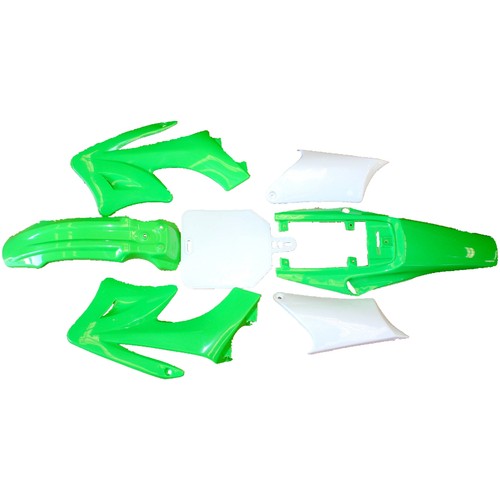 Kit Carénage Et Protection En Plastique Vert Pour CRF110, Atomik, DHZ, PITPRO - Motocross, Trail, Dirt Bike