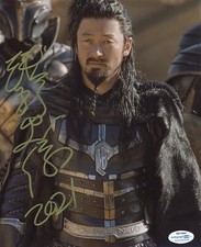 Tadanobu Asano Thor Autographed Signed 8x10 Photo ACOA