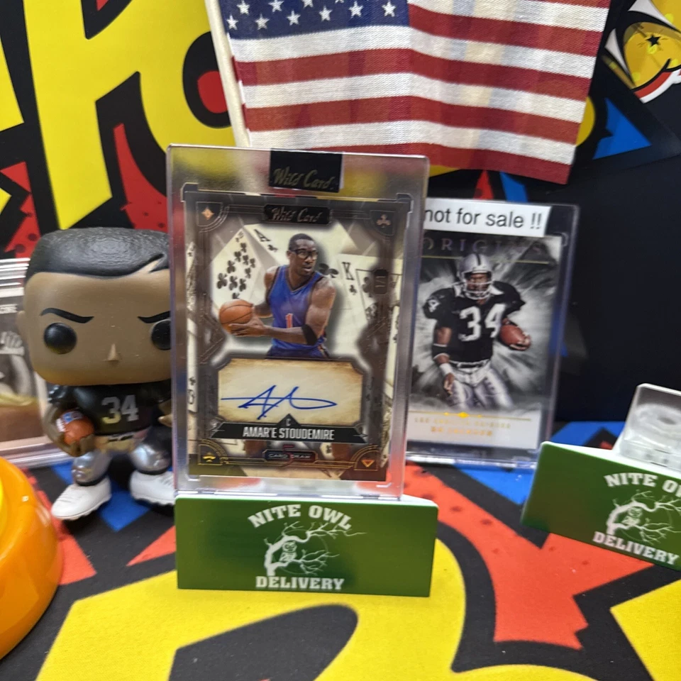 Wild Card 2024 5 карт Draw Amar'e Stoudemire 1/1 ОДНА ИЗ ОДНОЙ с автографом. New York Knick - Изображение 3 из 4