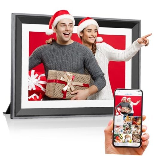 10-Inch WiFi Digital Photo Frame with 16GB Storage Smart Display