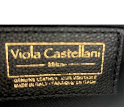 VIOLA CASTELLANI  Italian Black Leather Backpack Bag NWT!  Flap Close Viola Castellani | Bags | Viola Castellani Italian Black  main image 2