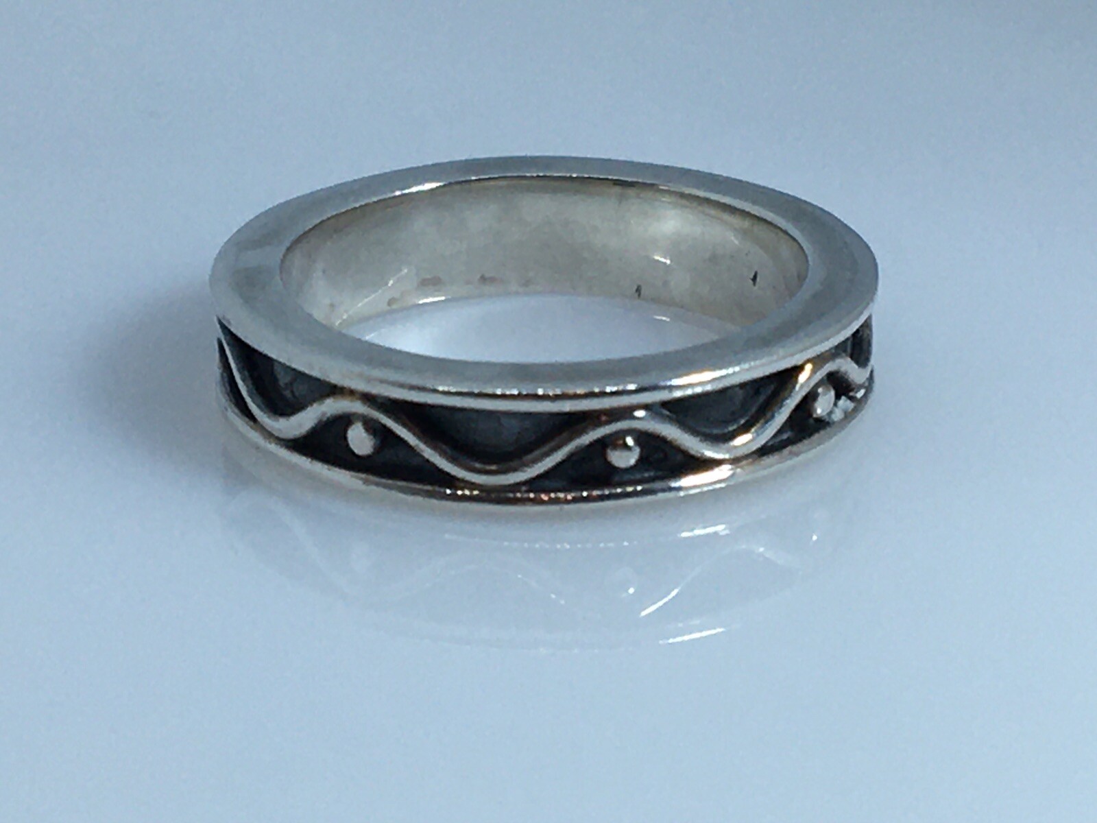 925 Sterling Silver Stackable Band Ring Size 6 Je… - image 8