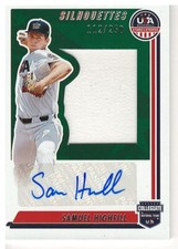 SAMUEL HIGHFILL  2022 PANINI STARS & STRIPES  SIGNED SILHOUETTES CARD 112/250